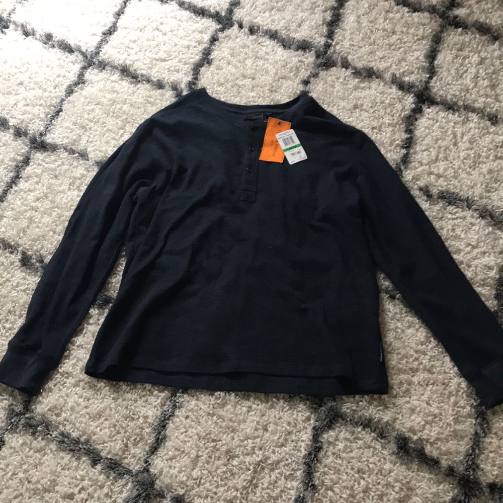 Long sleeve navy shirt